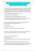 TEPC 5100 Assessment 3 exam with 100&percnt; correct answers 2024&period;