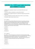LSUHSC HA TOP Exam Guide Questions  and CORRECT Answers
