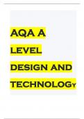 AQA A level design and technology Magnetism ANSWERThe force of attraction or repulsion of magnetic materials electrical conductor ANSWERA material through which electric charge can flow easily electrical insulator ANSWERa material through which charge can