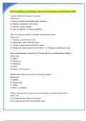 TCFP Firefighter I-II Chapters 10-13 Test Questions and Answers 2024.