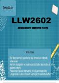 LLW2602 Assignment 2 Semester 2