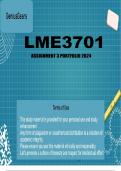 LME3701 Assignment 3 Portfolio 2024