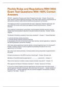 Florida Rules and Regulations RDH 2024 Exam Test Questions With 100&percnt; Correct Answers