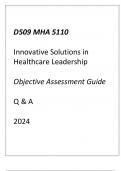 (WGU D509) MHA 5110 Innovative Solutions in Healthcare Leadershiip Objective Assessment Guide
