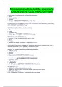 Commercial AC Complete Questions And Answers Rated 100&percnt; Correct&excl;&excl;