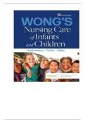 Test Bank for Wong’s Nursing Care of Infants and Children 12th Edition by Marilyn J. Hockenberry,Elizabeth A. Duffy, Karen Gibbs 100% Verified Edition/ All Chapters 1-34/ Grade A+