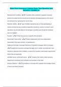 State Farm Insurance License Exam Test Question and Answers &vert; Graded A&plus;