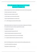 CNA Prometric Questions & Correct  Answers/ Graded A+