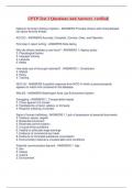 UPTP Test 1 Questions And Answers verified&vert;