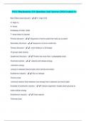 WGU Biochemistry OA Questions And Answers 2024 Graded A&plus;