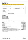AQA 2023 AS BUSINESS 7131/3 Paper 3 Business 3 Question Paper + Mark scheme [MERGED] June 2023