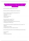 MLS UAMS Bloodbank Case Study Test 2 &vert; 100&percnt; Correct Answers &vert; Verified &vert; Latest 2024 Version
