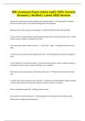 MN Licensure Exam &lpar;olivia raeE&rpar; 100&percnt; Correct Answers &vert; Verified &vert; Latest 2024 Version