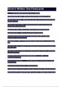 Driver's Written Test Flashcards&period;