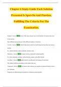 Chapter 6 Study Guide Each Solution Presented Is Spot-On And Flawless, Fulfilling The Criteria For The Examination.