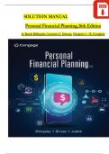 Billingsley&sol;Gitman&sol;Joehnk&comma; Personal Financial Planning&comma; 16th Edition SOLUTION MANUAL&comma; Verified Chapters 1 - 15&comma; Complete Newest Version