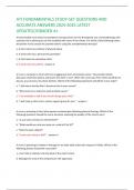ATI FUNDAMENTALS STUDY-SET QUESTIONS AND  ACCURATE ANSWERS 2024-2025 LATEST  UPDATES//GRADED A+