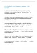 ETC Exam Test 2024 Questions & Answers&comma; 100&percnt; Correct&excl;&excl;