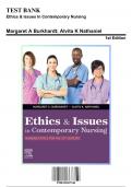 Test Bank - Ethics and Issues In Contemporary Nursing, 1st Edition (Burkhardt, 2020), Chapter 1-20 | All Chapters | 9780323697330 | Complete Guide A+