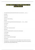 CMAS 258N Exam 1 Study With Questions And Correct Answers 
