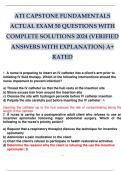 ATI CAPSTONE FUNDAMENTALS ACTUAL EXAM 50 QUESTIONS WITH COMPLETE SOLUTIONS 2024 (VERIFIED ANSWERS WITH EXPLANATION) A+ RATED.