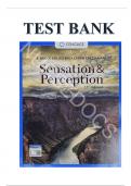 Test Bank For Sensation and Perception 11th Edition by E. Bruce Goldstein, Laura Cacciamani ISBN 978-0357446478All Chapters Complete Guide A+