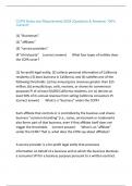CCPA Notes and Requirements 2024 &lpar;Questions & Answers&rpar; 100&percnt; Correct&excl;&excl;