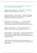 STC FINAL EXAM STUDY GUIDE FROM EXAM 1 QUESTIONS WITH 100&percnt; COMPLETED SOLUTIONS&excl;&excl;