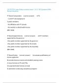 CA PT&sol;PTA Laws &lpar;Edsyn practice exam 1 & 2&rpar; 100 Questions With Solved Solutions&period;