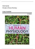 Test bank principles of human physiology 6e (stanfield 2016) All chapters covered