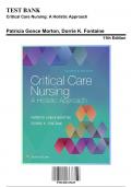 Test Bank: Critical Care Nursing: A Holistic Approach, 11th Edition by Fontaine - Chapters 1-56, 9781496315625 | Rationals Included