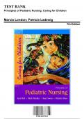 Test Bank for Principles of Pediatric Nursing: Caring for Children, 7th Edition by Ball, 9780134257013, Covering Chapters 1-31 | Includes Rationales