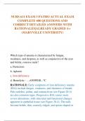 NURS 611 EXAM 3 PATHO ACTUAL EXAM  COMPLETE 400 QUESTIONS AND  CORRECT DETAILED ANSWERS WITH  RATIONALES&vert;ALREADY GRADED A&plus;  &lpar;MARYVILLE UNIVERSITY&rpar;