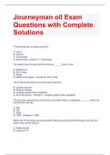 Journeyman oil Exam Questions with Complete Solutions