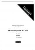 Test Bank For Discovering AutoCAD 2024, 1st Edition by Mark Dix Paul Riley Lee Ambrosius