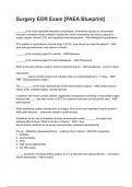Surgery EOR Exam &lbrack;PAEA Blueprint&rsqb; 2024&sol;2025 Questions With Completed & verified Solutions&period;
