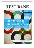 Test bank for understanding nursing research 6th edition by susan k grove jennifer r gray nancy burns_pagenumber