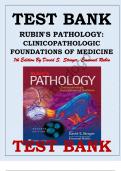 Test bank for Rubin s pathology clinicopathologic foundations of medicine 7th edition by David S. Strayer, Emanuel Rubin