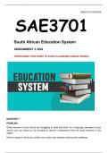 SAE3701 ASSIGNMENT 3 2024