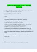 Dementia and Losses Exam Correctly Answered