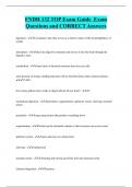 FNDH 132 TOP Exam Guide Exam  Questions and CORRECT Answers