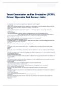 Texas Commission on Fire Protection &lpar;TCFP&rpar;  Driver&sol; Operator Test Answers 2024