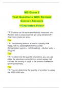 MD Exam 2 Test Questions With Revised  Correct Answers  <Guarantee Pass>