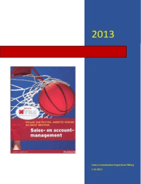 Samenvatting Sales