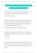 Funeral Arts National Board Exam Questions  & Correct Answers/ Graded A+