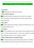 S95 Personal &lpar;Supervisi&oacute;n of Fire Alarm System&rpar; 2025 Questions with 100&percnt; Correct Answers &vert; Verified &vert; Updated 2025 &sol; 2026 Update