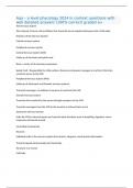 Aqa &ndash; a level phycology 2024 in context questions with well detailed answers &lpar;100&percnt; correct&rpar; graded a&plus;
