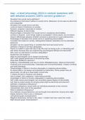 Aqa &ndash; a level phycology 2024 in context questions with well detailed answers &lpar;100&percnt; correct&rpar; graded a&plus;