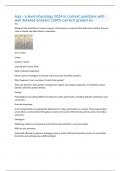 Aqa &ndash; a level phycology 2024 in context questions with well detailed answers &lpar;100&percnt; correct&rpar; graded a&plus;
