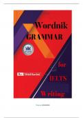 Wordnik Grammar for IELTS Writing